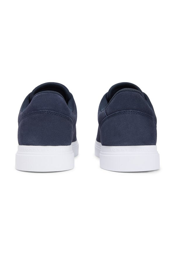 Tommy Hilfiger SUEDE METALLIC LOGO CUPSOLE TRAINERS
