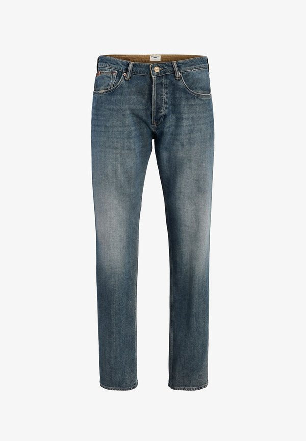 Jack & Jones Tapered fit JJIMIKE JJWELLS JJ 048 NOOS - Jeans Tapered Fit - blue denim pack:mid blue