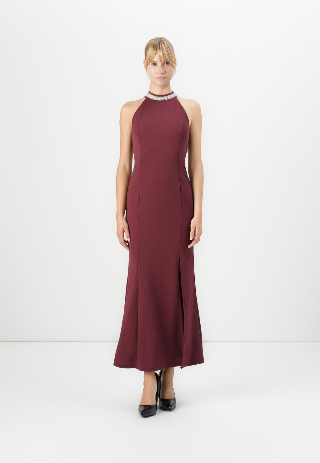 VILA VIVARA HALTER NECK ANKLE
