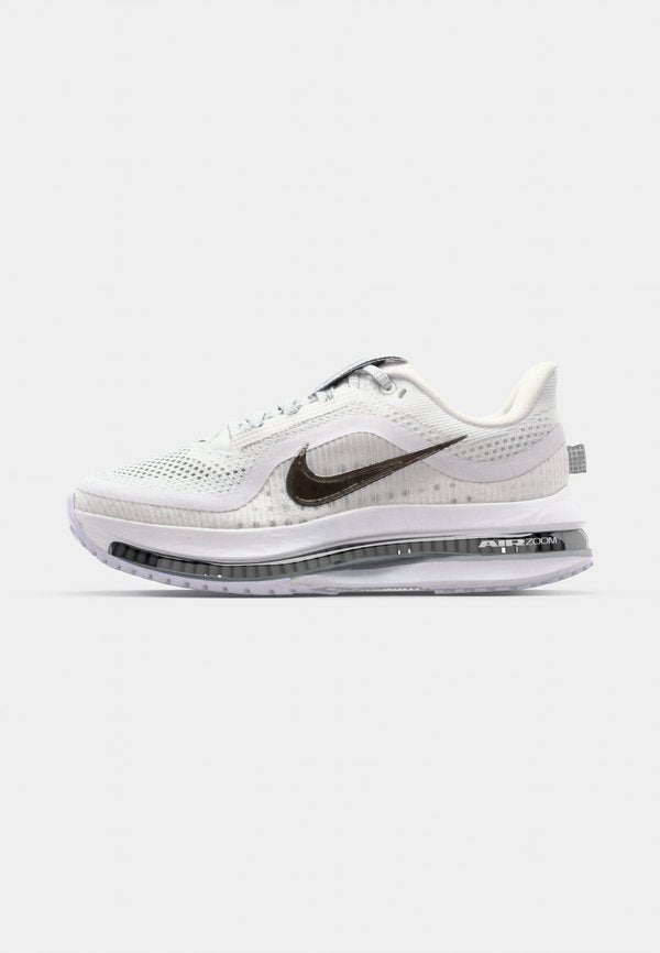 Nike Performance PEGASUS PREMIUM - Road running shoes - white/metallic silver