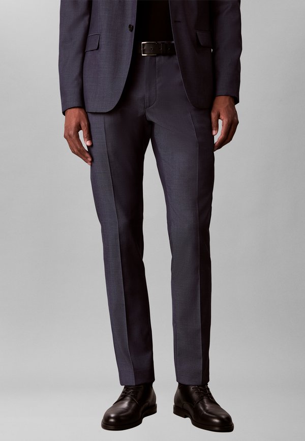 Calvin Klein SLIM - Trousers - slate blue