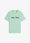 Tommy Hilfiger SUMMER CHEST GRAPHIC - Print T-shirt - cut grass