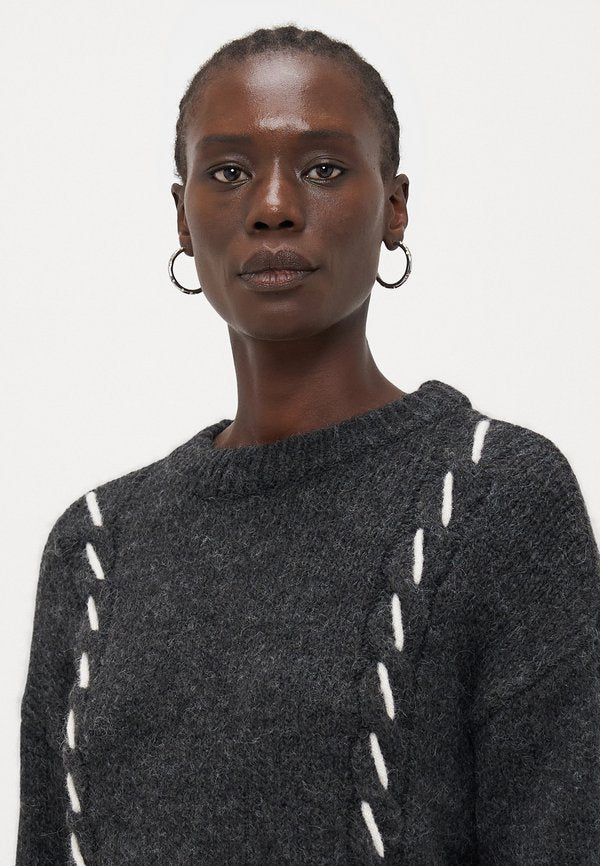 Vero Moda Tall VMILINA O NECK HANDSTITCH