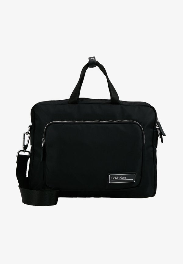 Calvin Klein PRIMARY GUSSET LAPTOP BAG - Briefcase - black