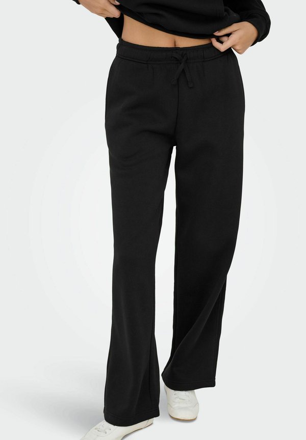 ONLY ONLBEST STRAIGHT PANT SWT NOOS - Tracksuit bottoms - black