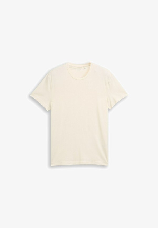 TOM TAILOR Basic T-shirt - gardenia white