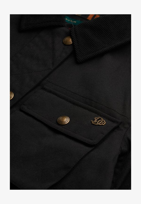 Superdry & Co WAX - Short coat - black