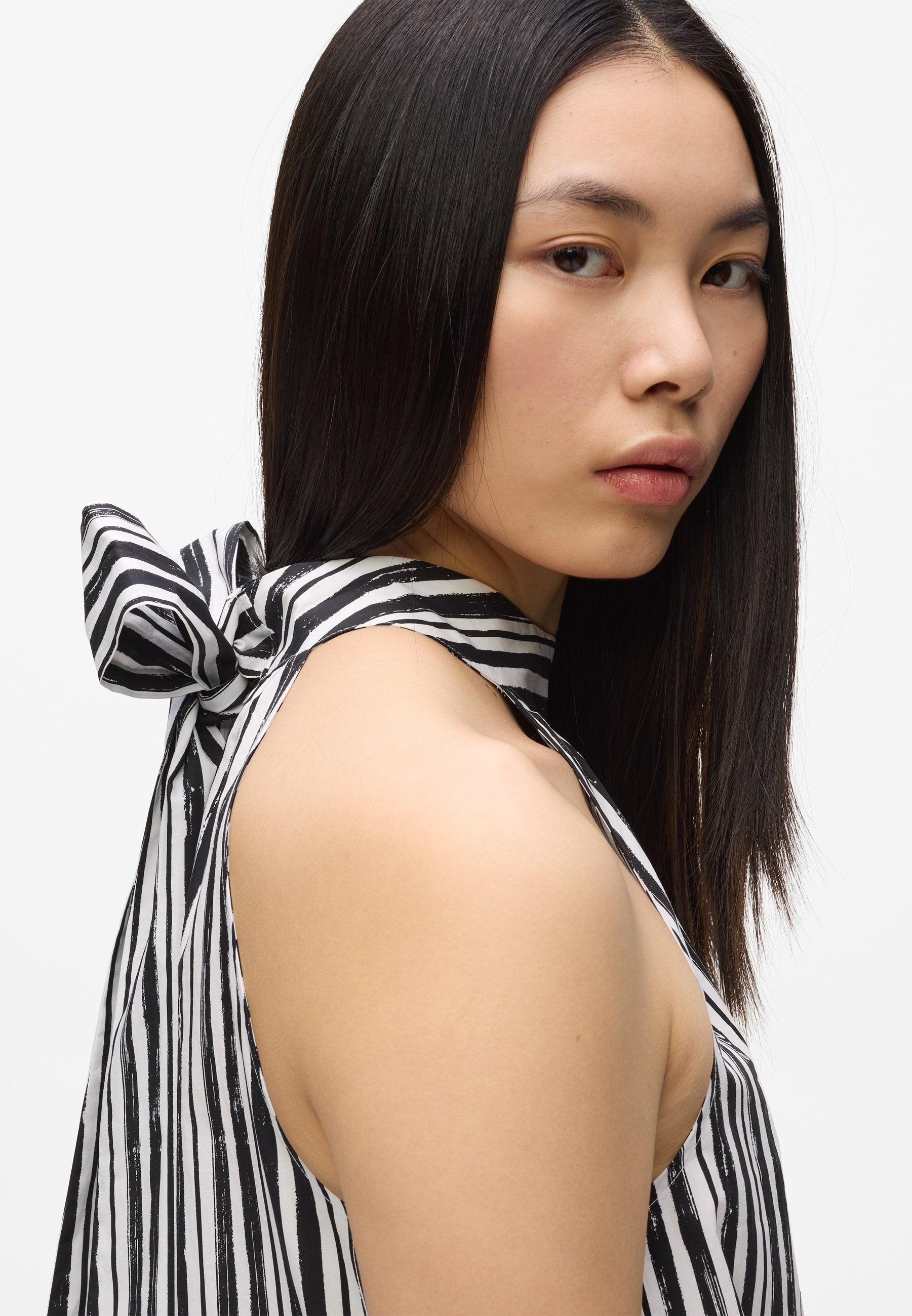 STRIPED HALTERNECK MAXI Media 5