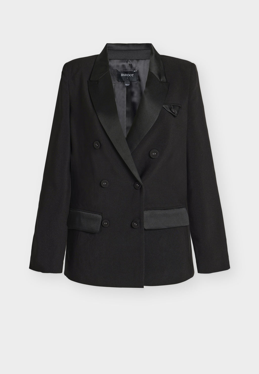 Bardot SLOANE SATIN DETAIL BLAZER