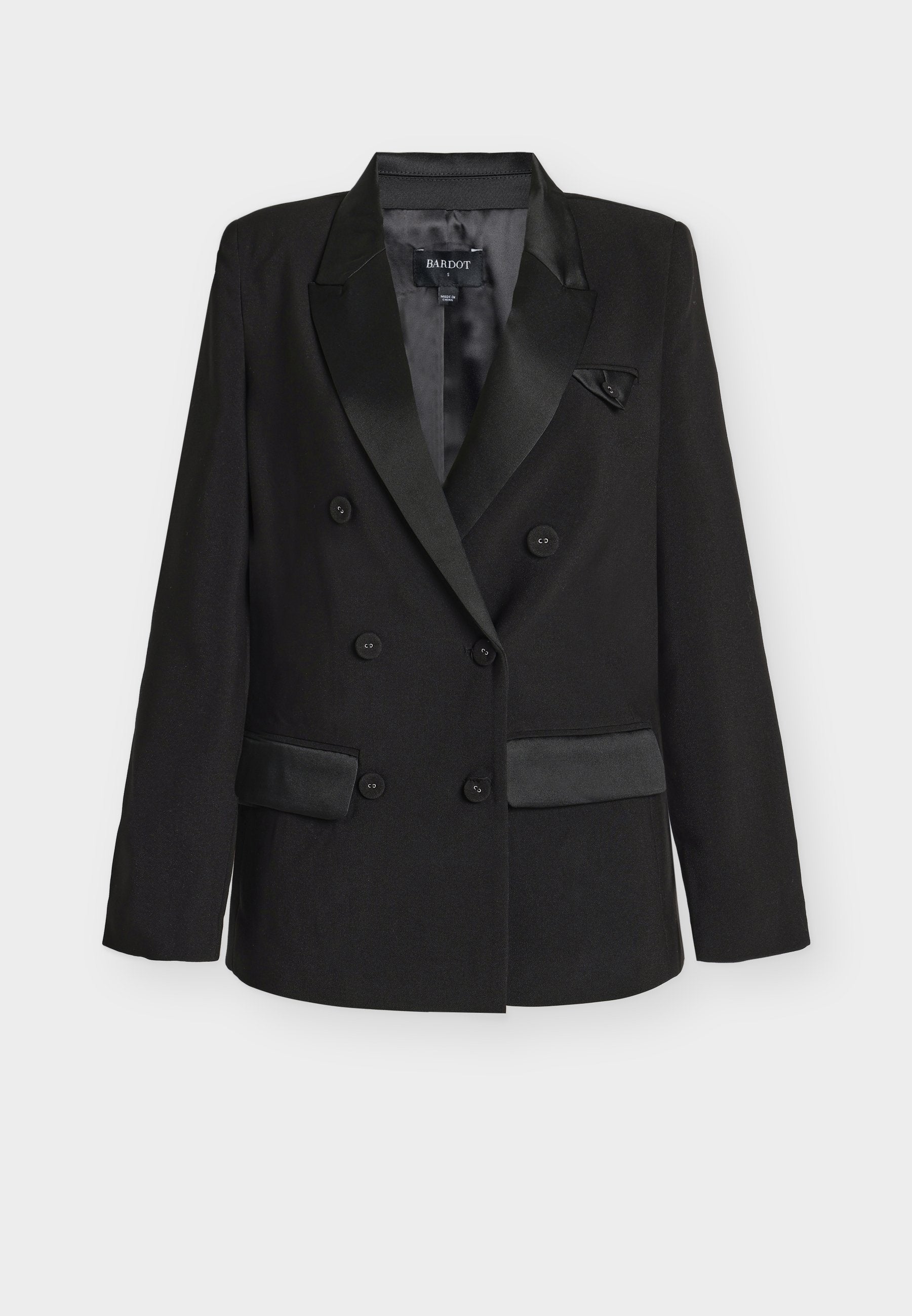 Bardot SLOANE SATIN DETAIL BLAZER