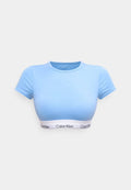Calvin Klein Underwear T-SHIRT BRALETTE - Pyjama top - blue descent