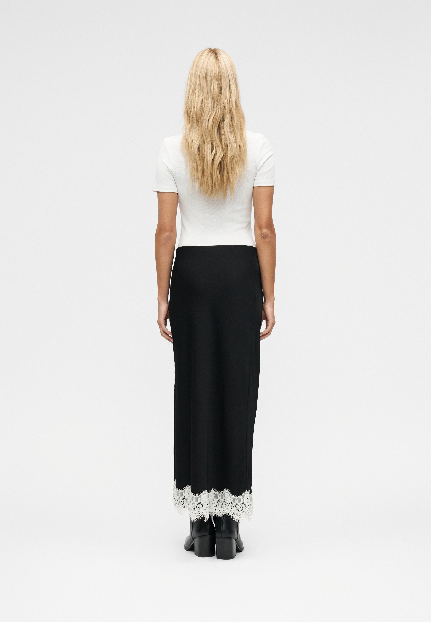 GAP TRIM MIDI SKIRT