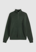 Levi's® QUARTER ZIP - Jumper - duffel bag heather green