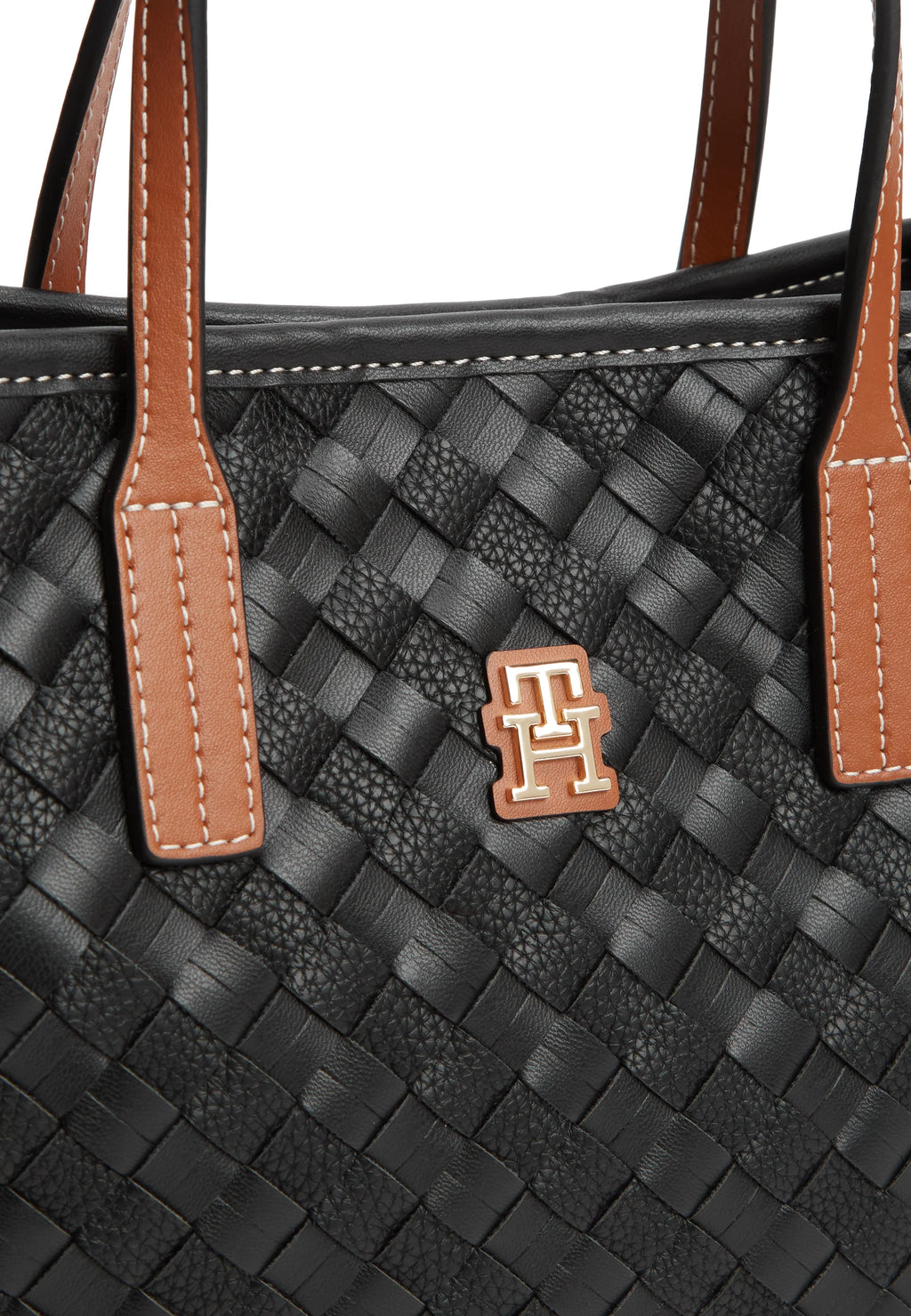 Tommy Hilfiger CITY WOVEN CROSSBODY TOTE BAG - Handbag