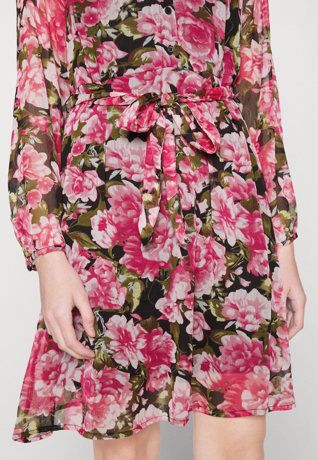 ONLSAGA V NECK BUTTON DRESS Media 5