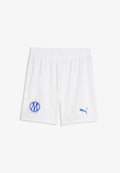 Puma OLYMPIQUE DE MARSEILLE 26/27 SHORTS - Club wear - white- team royal