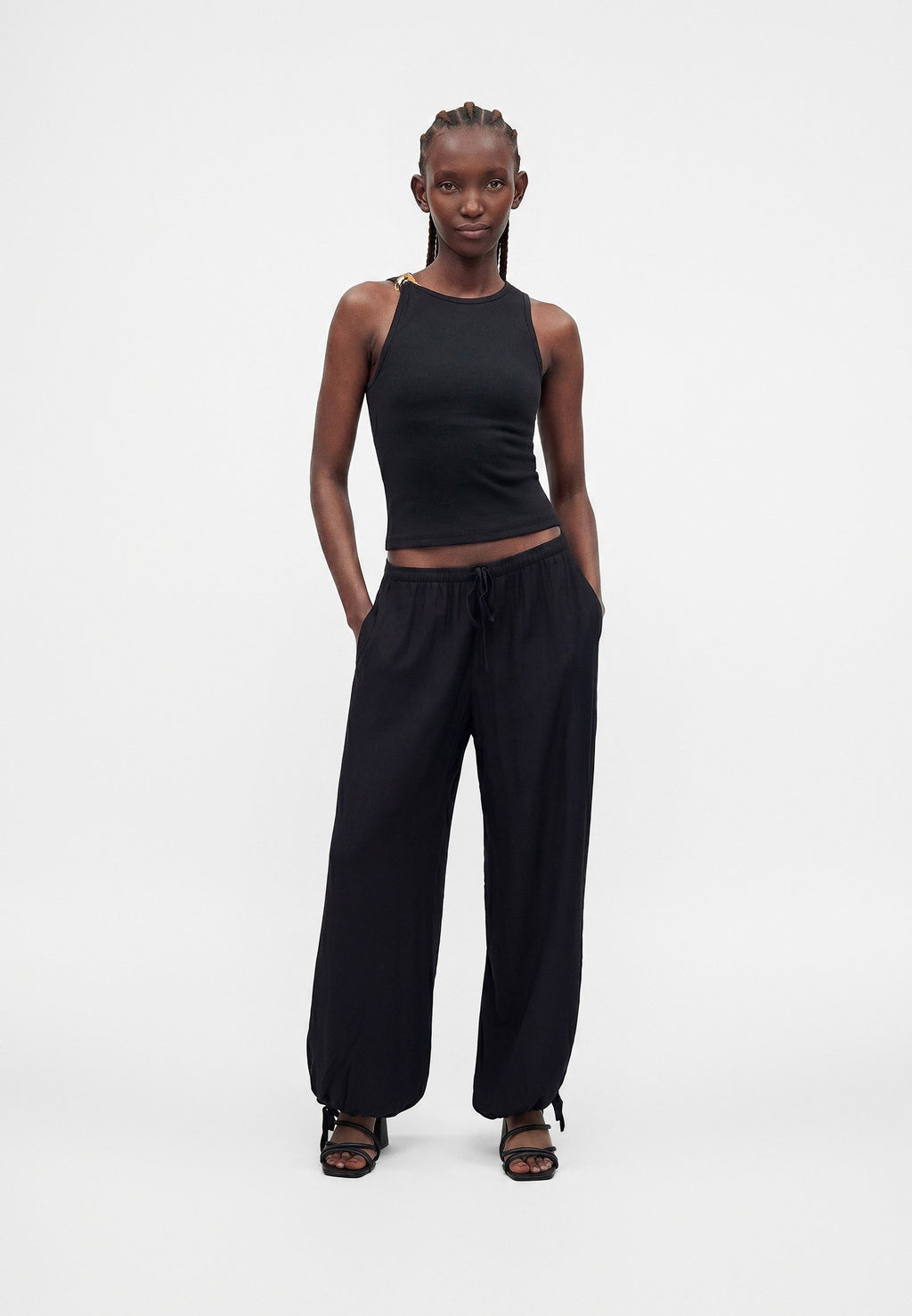 Abercrombie & Fitch CRINKLE BALLOON PULL ON PANT