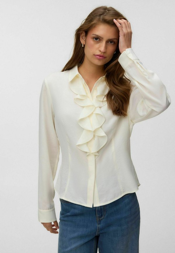 Vero Moda SHIRT AWBIZZY SHIRT - Button-down blouse - snow white