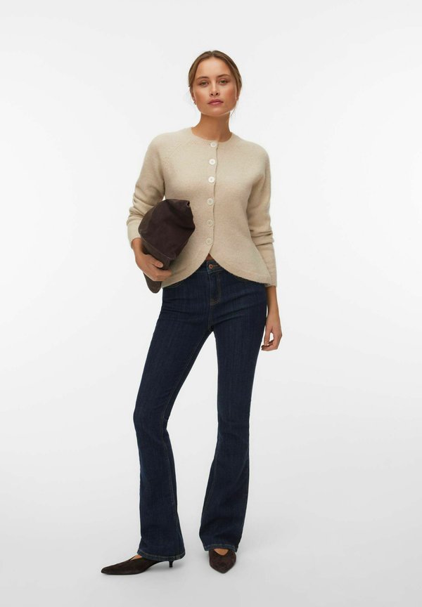 Vero Moda VMWISH Knit - Cardigan - oatmeal