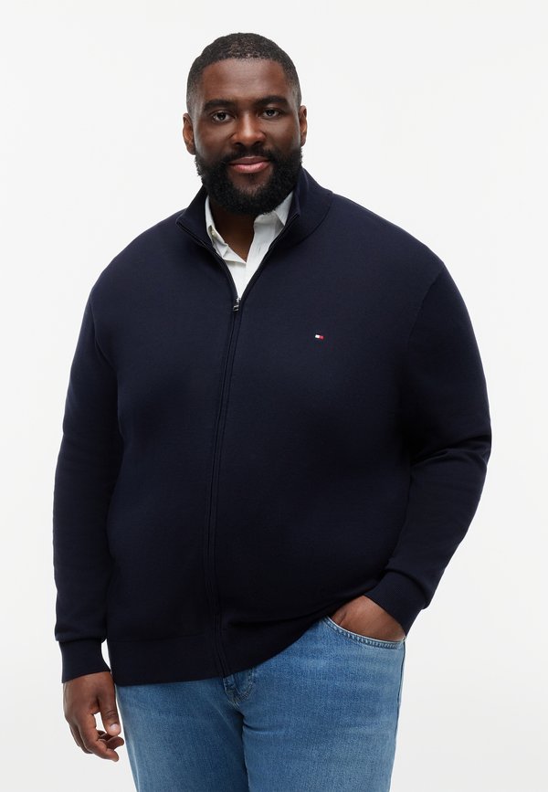 Tommy Hilfiger ESSENTIAL ZIP  - Cardigan - desert sky