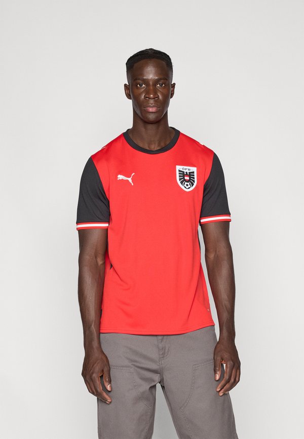 Puma AUSTRIA ÖFB HOME JERSEY REPLICA  - Sports T-shirt - red/black