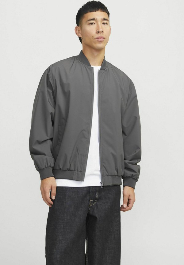 Jack & Jones JJECHARGE BOMBER JACKET NOOS - Bomber Jacket - Grey