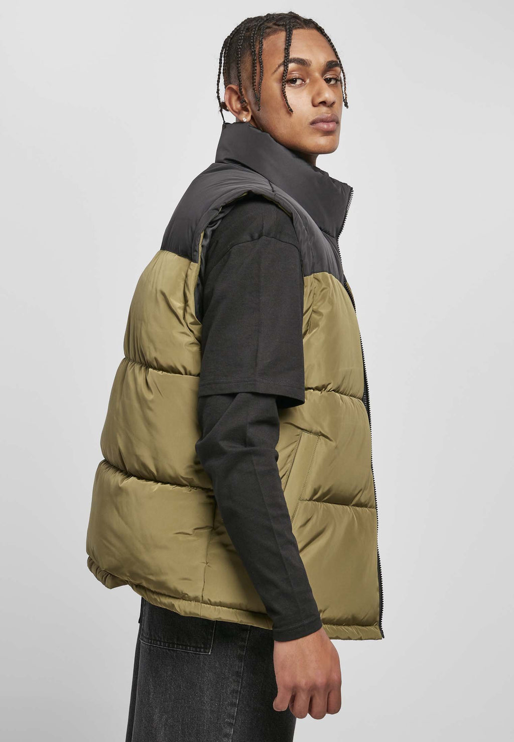 Urban Classics BLOCK PUFFER VEST
