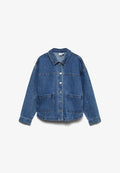 Vero Moda VMJAMIE LS DENIM SHACKET MIX GA NOOS - Denim jacket - medium blue denim