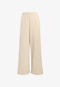 adidas Sportswear SOFT LUX STRAIGHT LEG PANTS - Tracksuit bottoms - crystal linen