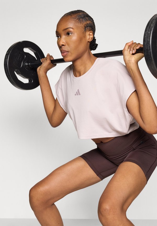 adidas Performance POWER WORKOUT CROPPED BOXY 3 STRIPES