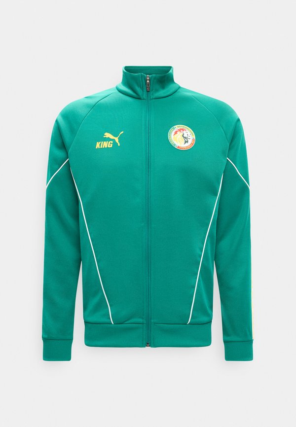 Puma SENEGAL FSF KING ANTHEM JACKET - National team wear - wild green/yellow