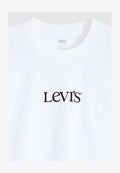 Levi's® VINTAGE FIT GRAPHIC TEE 501 BLUES VW WHI - Print T-shirt - record swap egret - whites