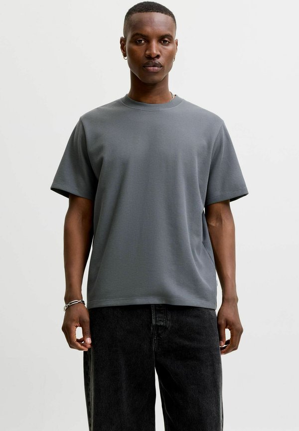 Jack & Jones T-SHIRT EINFARBIG T-SHIRT - Basic T-shirt - turbulence