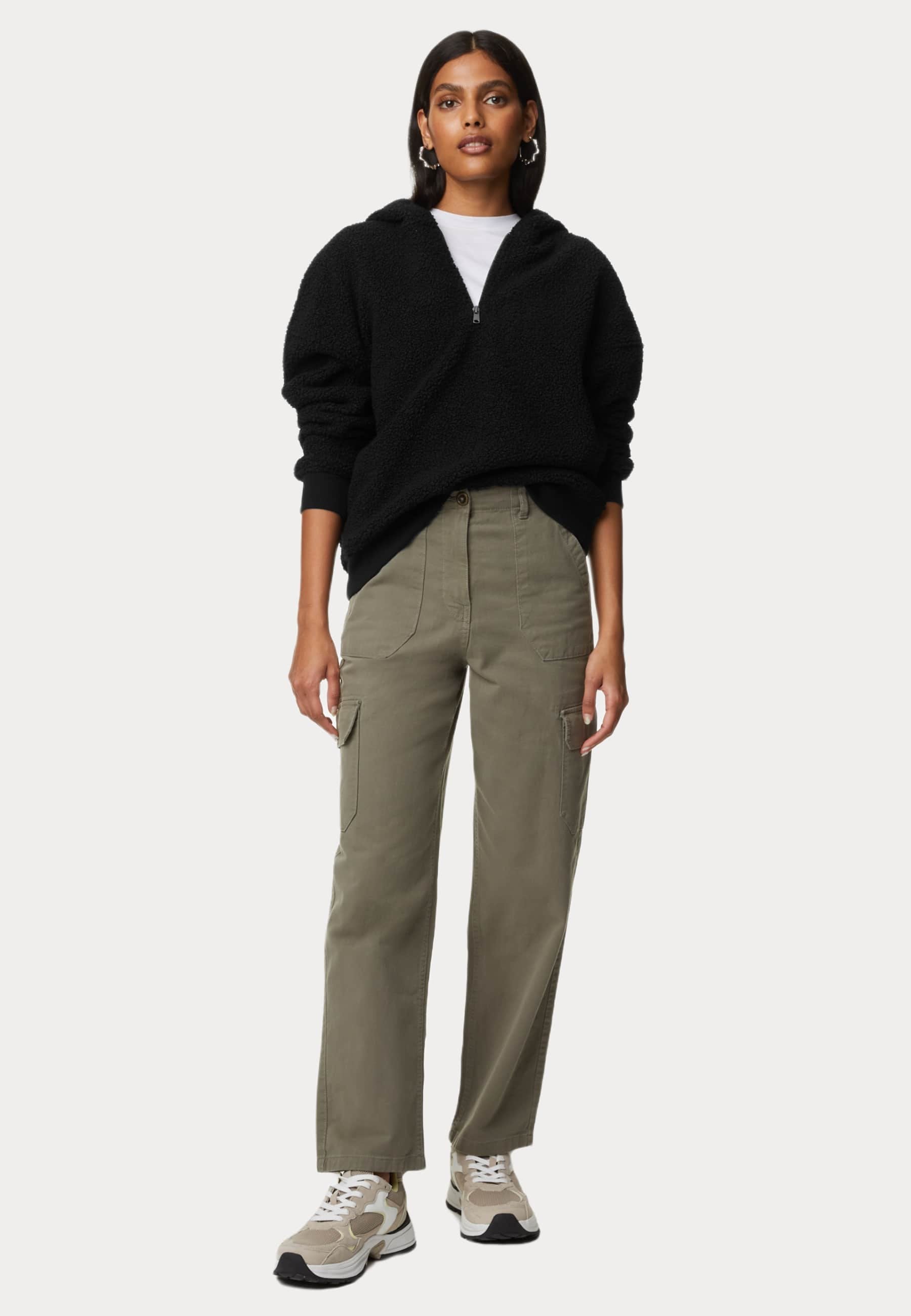 Marks & Spencer BORG HALF ZIP