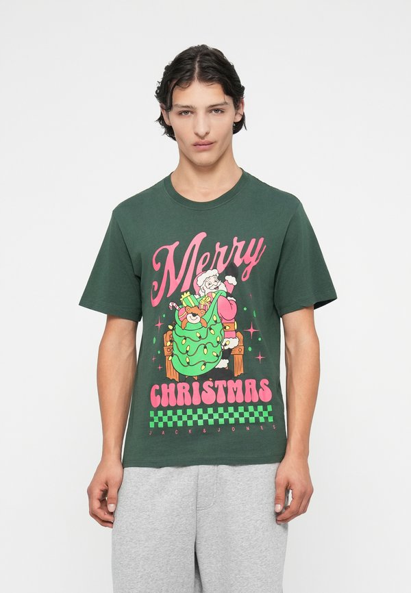 Jack & Jones X-mas - Print T-shirt - sycamore