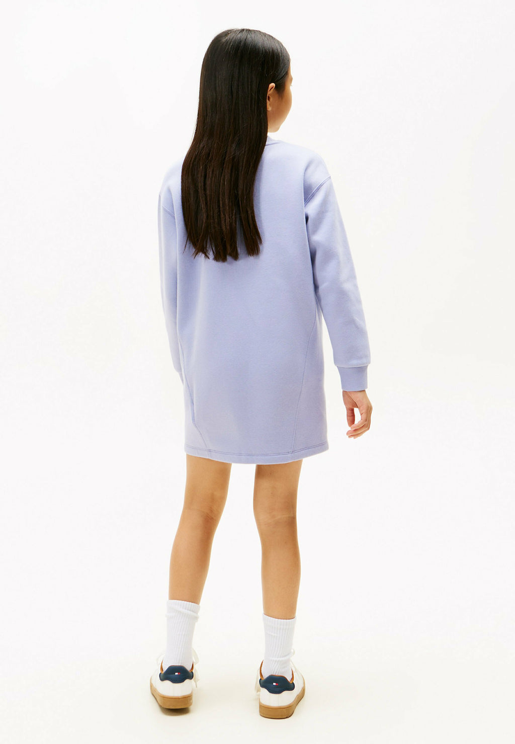 FLORAL LOGO FLEECE RELAXED SWEATSHIRT DRESS Media 3