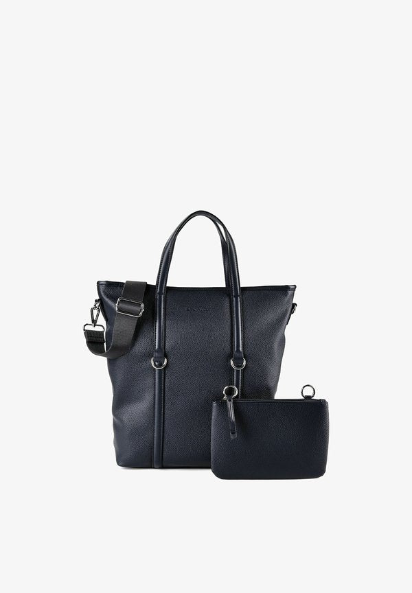 TOM TAILOR JAMILA SHOPPER TASCHE M 38 CM - Tote bag - dark blue