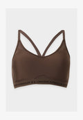 Under Armour CROSSBACK LOW - Bustier - peppercorn/kona brown