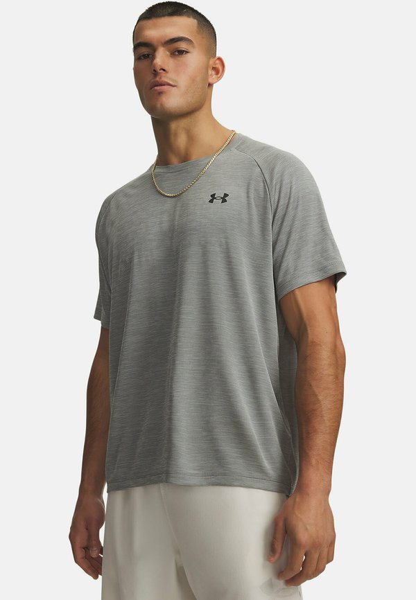 Under Armour TECH TEXTURED - Sports T-shirt - clay green