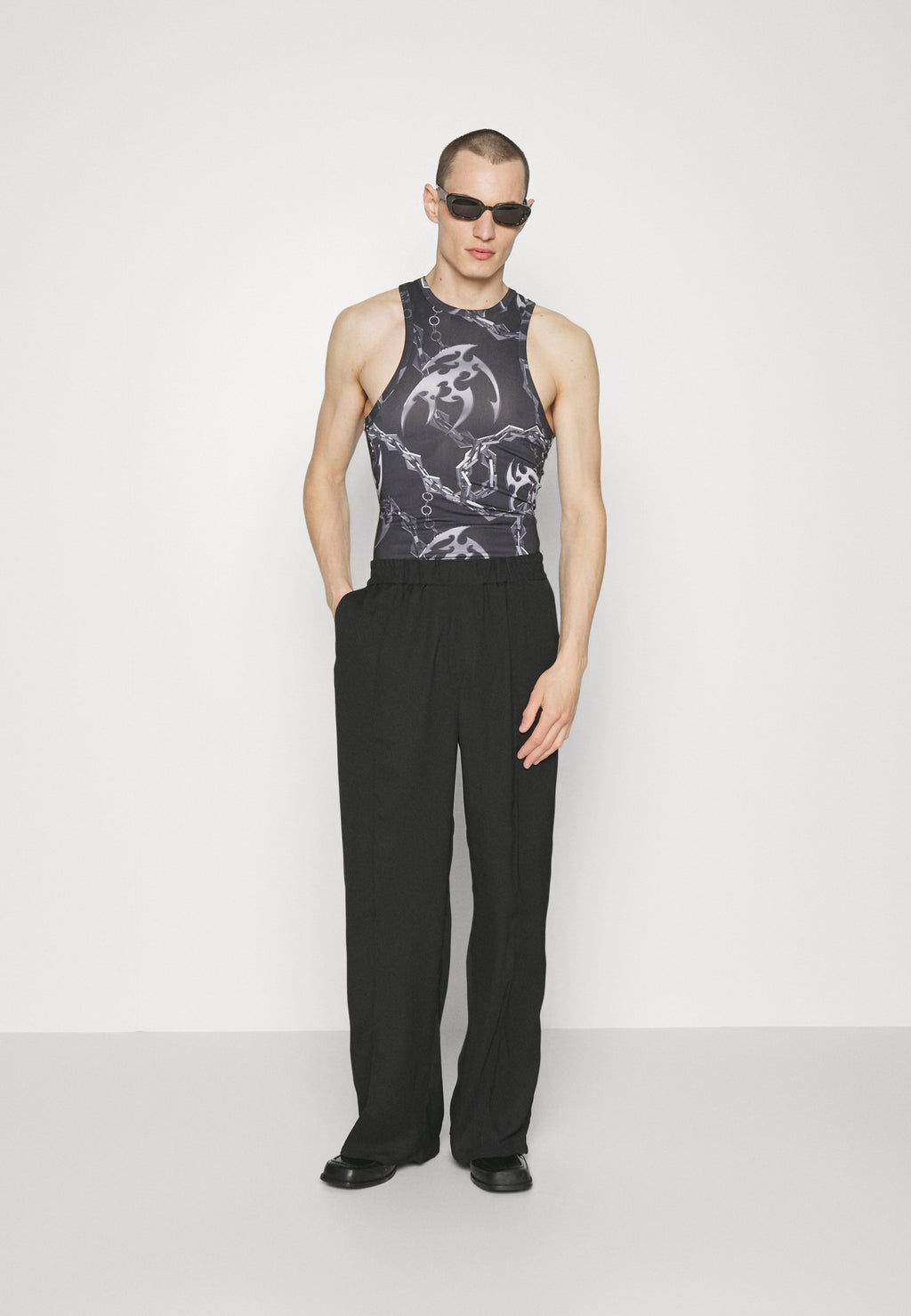 Han Kjøbenhavn CHAIN TRIBAL STRETCH RACER TOP