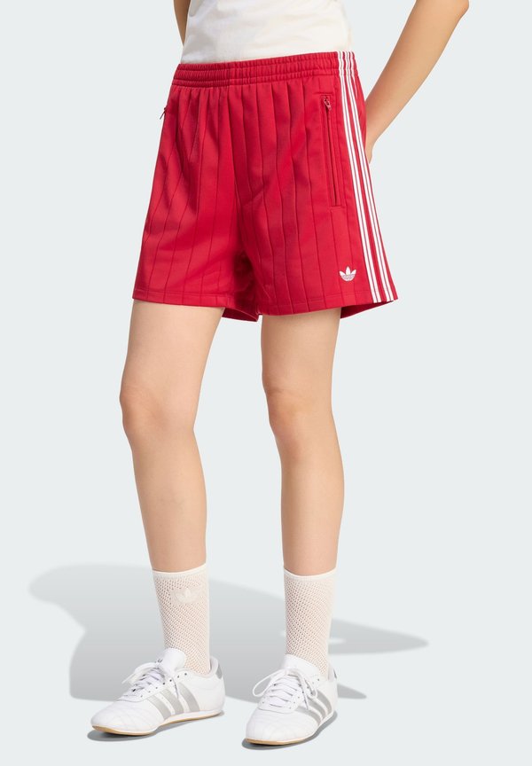 adidas Originals ADIDAS ORIGINALS PINSTRIPE FIREBIRD SHORTS - Tracksuit bottoms - team victory red/white/team victory red