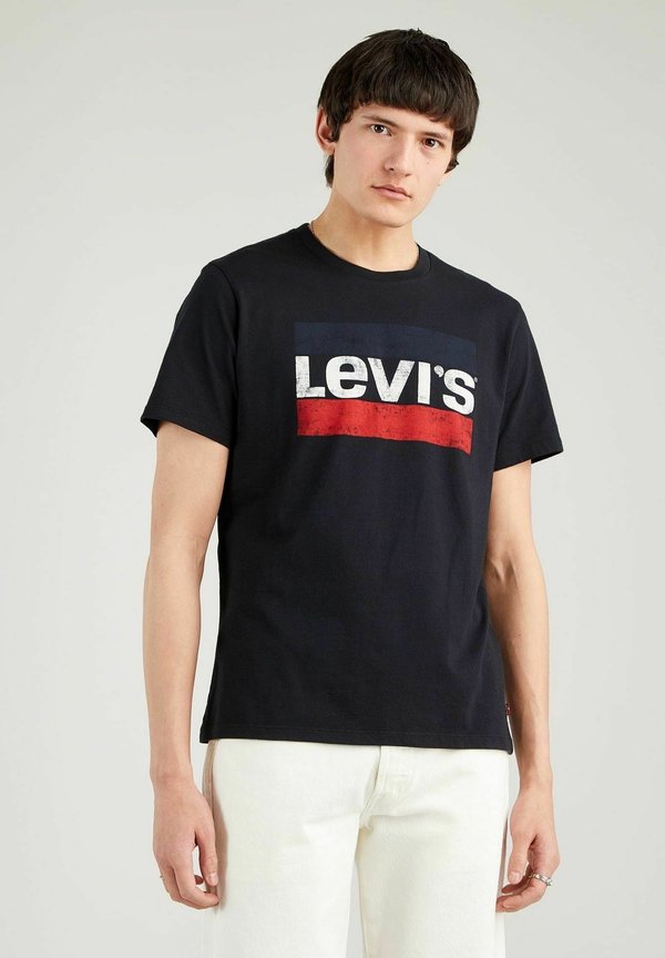 Levi's® SPORTSWEAR GRAPHIC TEE - Print T-shirt - black
