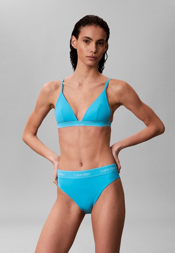 Calvin Klein Swimwear TRIANGLE - ICON - Bikini top - midcentury blue