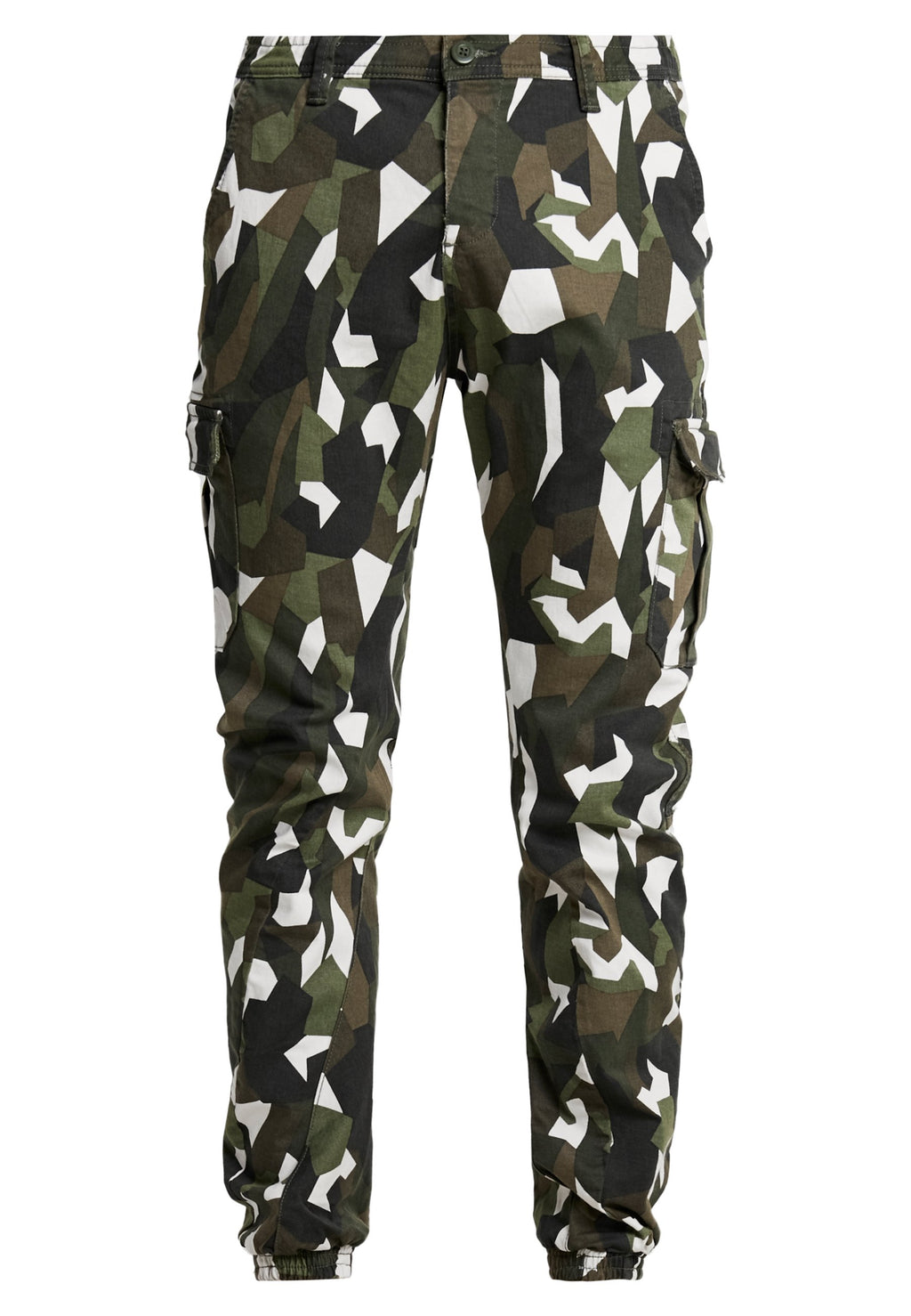 Urban Classics GEOMETRIC CAMO STRETCH PANTS