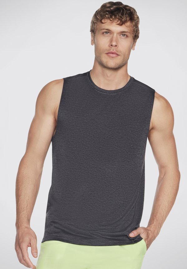 Skechers MUSCLE - Top - dunkelgrau   schwarz