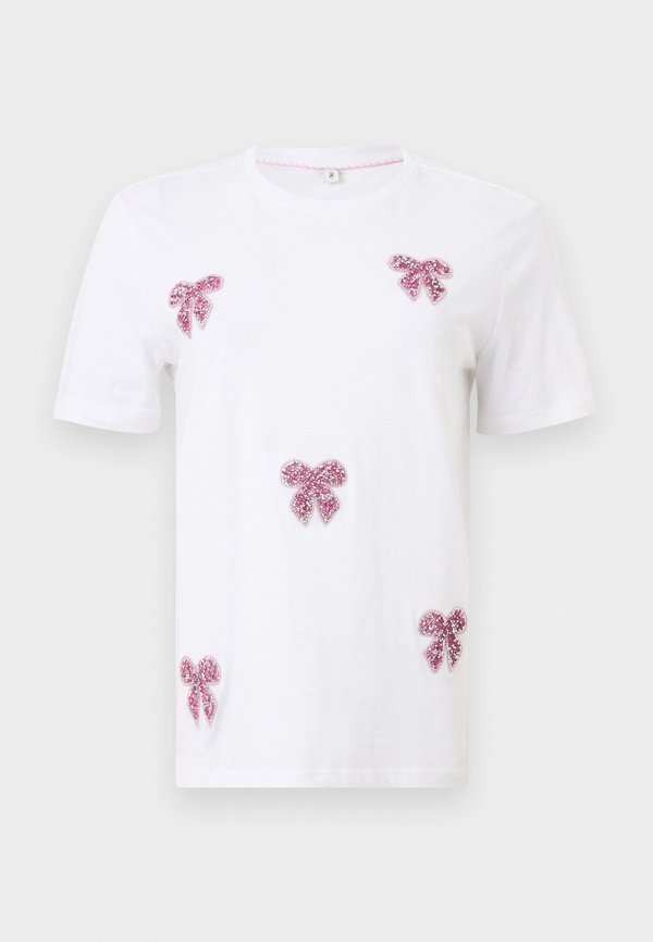 ONLY ONLKITA - Print T-shirt - bright white