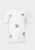ONLY ONLKITA - Print T-shirt - bright white