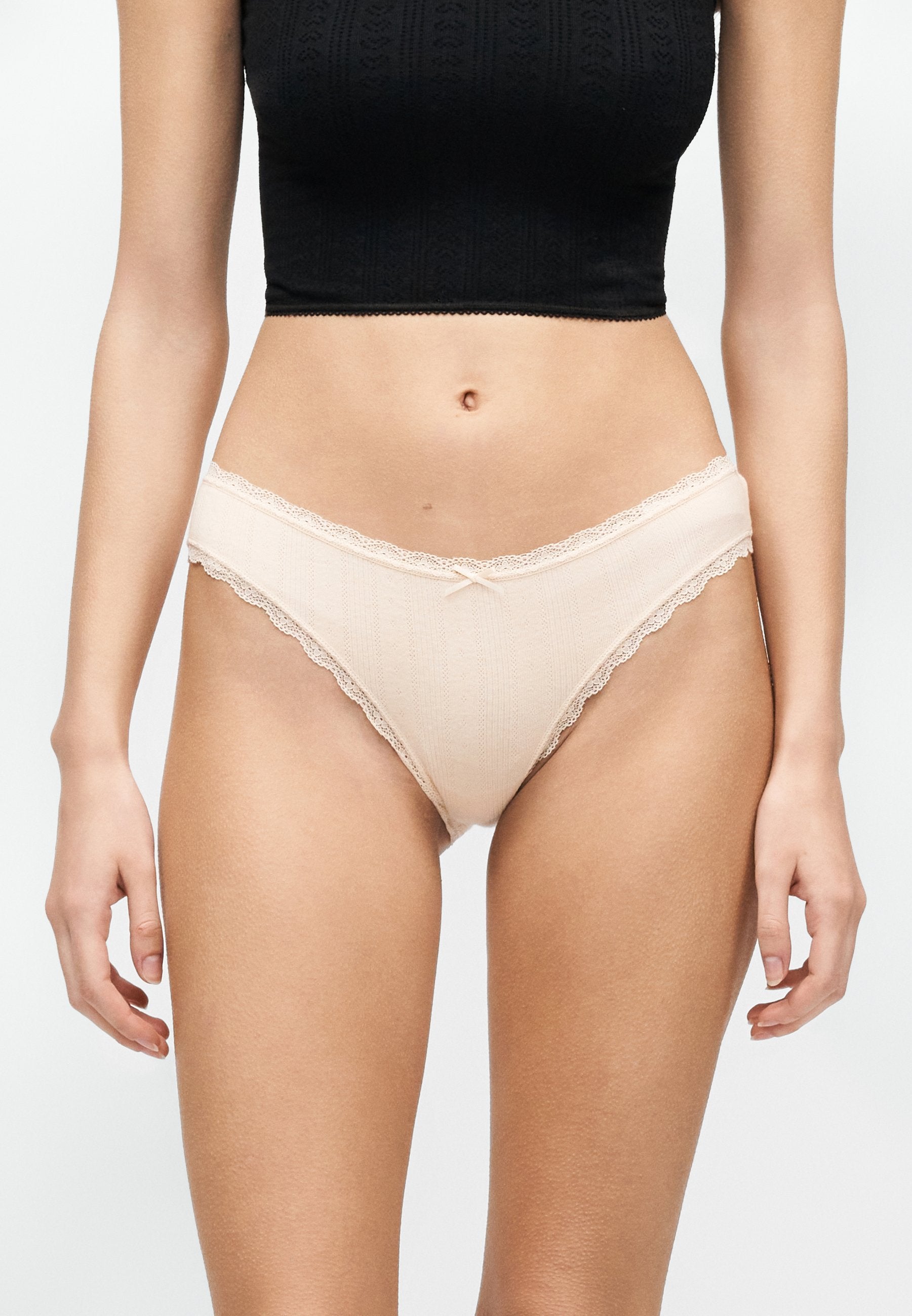 Anna Field 5 PACK COTTON POINTELLE BRIEF WITH LACE TRIM