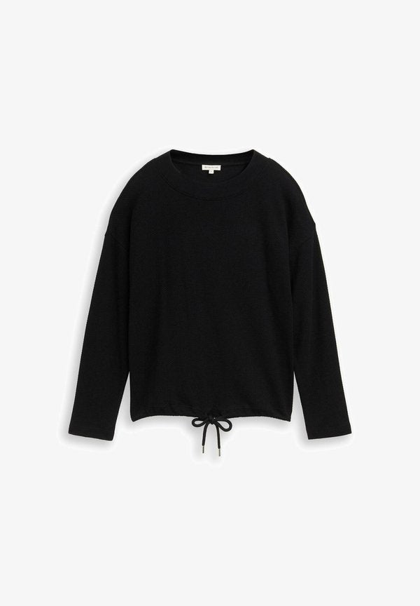 TOM TAILOR LOOSE FIT  - Sweatshirt - deep black