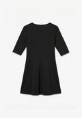 Vero Moda DRESS VMSMILLA SHORT DRESS - Jersey dress - black